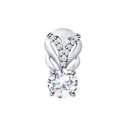 Подвеска из серебра со Swarovski Zirconia, 89030034