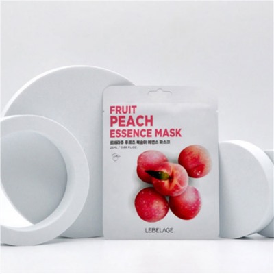 Lebelage Увлажняющая тканевая маска с персиком / Fruit Peach Essence Mask, 25 мл