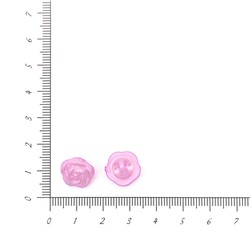 Пуговицы блузочн.Розочка перламутр 13мм на ножке AS137 12шт (сиреневый)