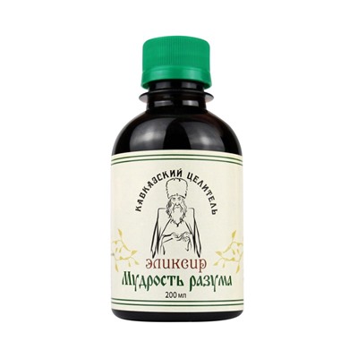 Эликсир Мудрость разума, пластик, 200 мл, "Кавказский Целитель"