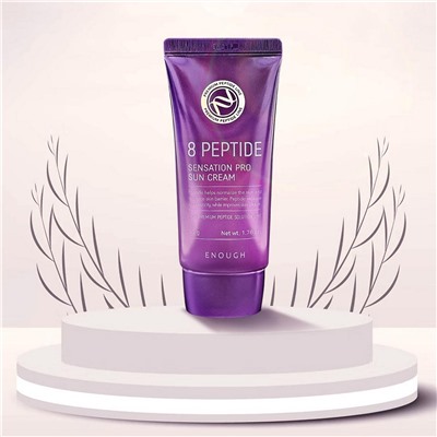 Enough Увлажняющий солнцезащитный крем для лица с пептидами / 8 Peptide Sensation Pro Sun Cream SPF 50 Pa+++, 50 г