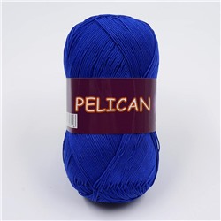 Pelican 3983 100%хлопок двойной мерсеризации 50г/330м (Индия),  ярко-синий