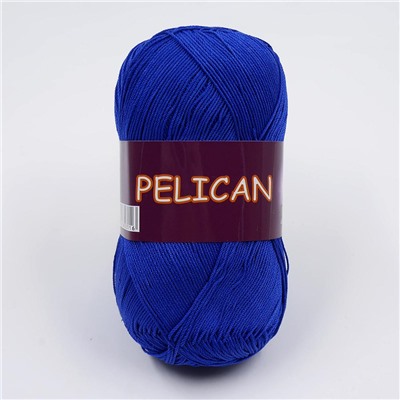 Pelican 3983 100%хлопок двойной мерсеризации 50г/330м (Индия),  ярко-синий