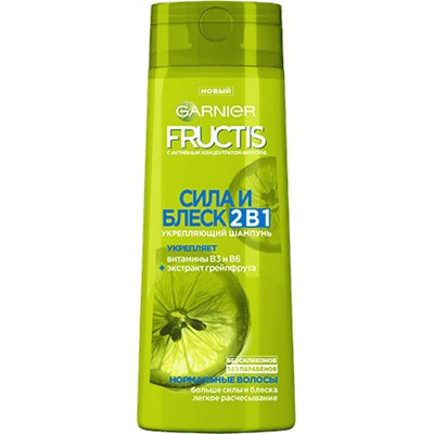 Fructis шампунь 2в1 сила и блеск250