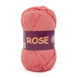 Rose 3905 100%хлопок двойн.мерсер-ции 50г/150м (Индия),  роз.коралл