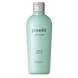 Lebel Шампунь для жёстких и непослушных волос / Proedit Soft Fit Shampoo, 300 мл