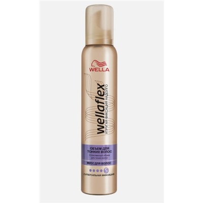 Wella пена №5 суперфиксация