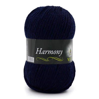 Harmony 6325 45%шерсть,  55%акрил 100г/110м,  т.синий