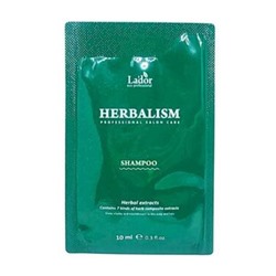 Lador Шампунь для волос успокаивающий в пробнике / Herbalism Shampoo Pouch, 10 мл