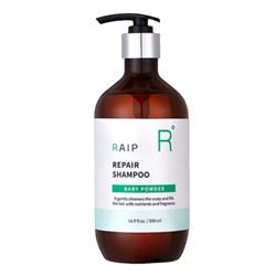 RAIP Восстанавливающий шампунь для волос с ароматом детской пудры / Repair Shampoo Baby Powder, 500 мл