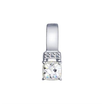 Подвеска из серебра со Swarovski Zirconia, 89030020