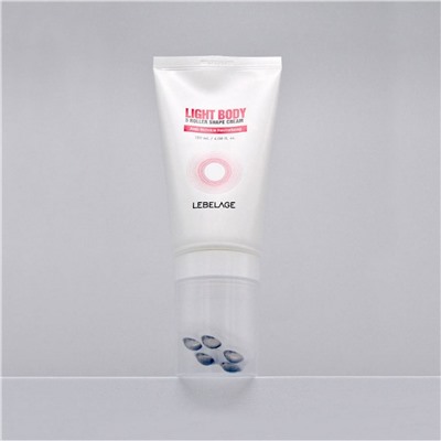 Lebelage Крем для тела массажный с 5 роликовыми шариками / Light Body 5 Roller Shape Cream, 120 мл