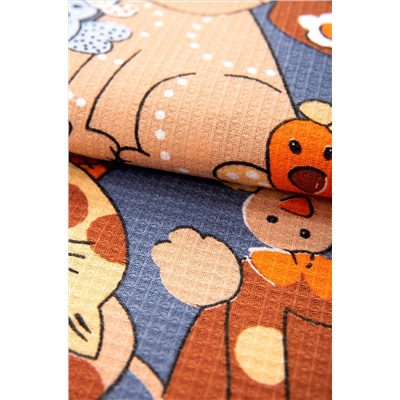 Простыня вафельная 150x200 Happy Fox Home