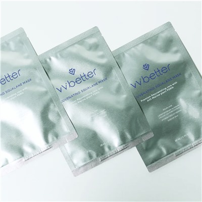 VVbetter Тканевая маска для лица обновляющая / Rejuvenating Squalane Mask, 28 мл