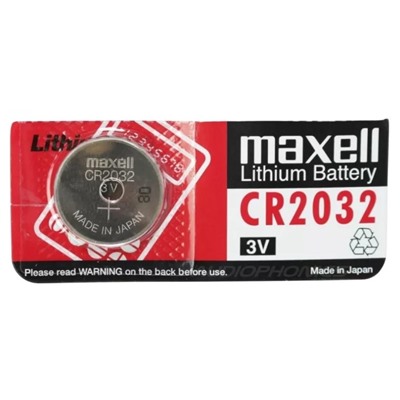 Элемент питания Maxell CR 2032 1шт