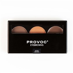 Provoc Набор теней для бровей 02 / Warm Brown