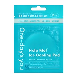 One-day's You Очищающие тонер-пэды для лица освежающие / Handy Help Me Ice Cooling Pad, 10 шт.