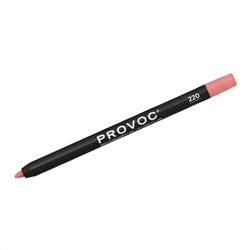 Provoc Гелевый карандаш-подводка для губ водостойкий / Semi Permanent Gel Eye Liner Filler №220 Pinkey, розово-бежево-лососевый