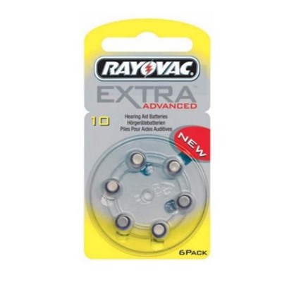 Батар.д/слух.RAYOVAC 10(PR70)105mAh