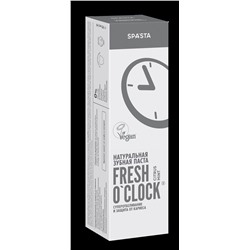 Натуральная зубная паста FRESH O'CLOCK  Суперотбеливание и защита от кариеса, 90 мл