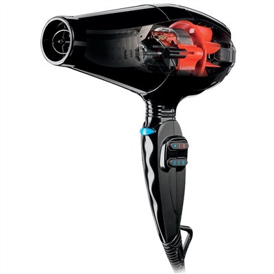 BaByliss Профессиональный фен для волос / PRO Caruso BAB6520RE, черный, 2400 Вт