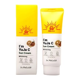 Dr.MeLoSo Крем для лица солнцезащитный отбеливающий / I'm Yuja C Whitening Sun Cream SPF50+ PA+++, 70 мл