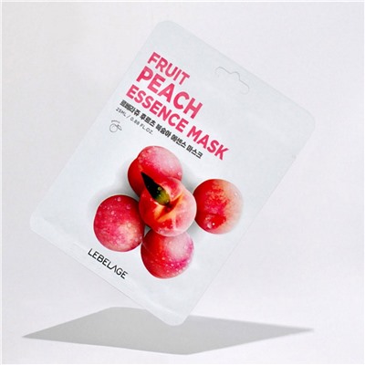 Lebelage Увлажняющая тканевая маска с персиком / Fruit Peach Essence Mask, 25 мл