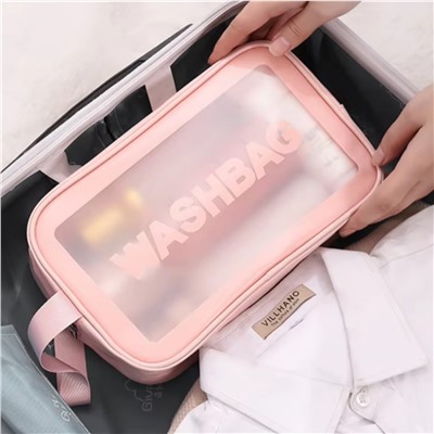 Kristaller Косметичка Washbag rectangular, розовый