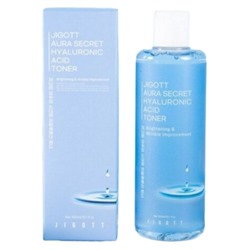 Jigott Увлажняющий тонер с гиалуроновой кислотой / Aura Secret Hyaluronic Acid Toner, 300 мл