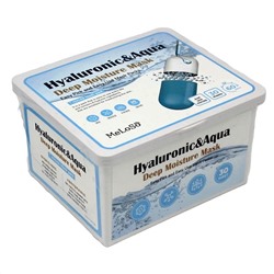 MeLoSo Набор тканевых масок для лица с гиалуроновой кислотой / Hyaluronic & Aqua Deep Moisture Mask, 30 шт.