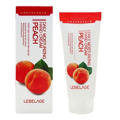 Lebelage Крем для рук увлажняющий с экстрактом персика / Daily Moisturizing Peach Hand Cream, 100 мл