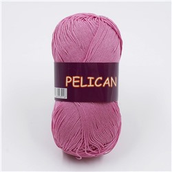 Pelican 3977 100%хлопок двойной мерсеризации 50г/330м (Индия),  св.розовый