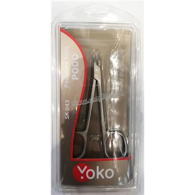 Кусачки для педикюра YOKO SK043, лезвие 7 мм