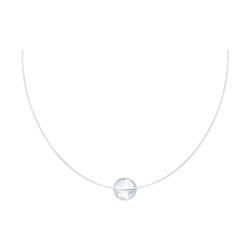 Колье из серебра с кристаллом Swarovski, 94070424