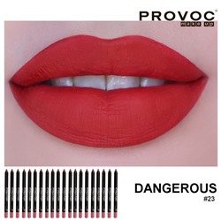 Provoc Гелевая подводка в карандаше для губ, №23 / Semi-Permanent Gel Lip Liner, Dangerous