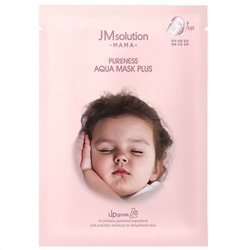 Jmsolution Маска тканевая для лица гипоаллергенная увлажняющая / Mama Pureness Aqua Mask Plus, 30 мл