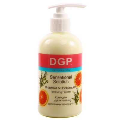 Domix Green Professional Крем для рук и тела восстанавливающий / Grapefruit & Honeysucle, 260 мл