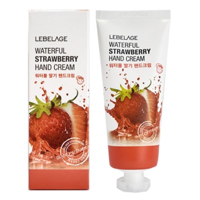 Lebelage Крем для рук с экстрактом клубники / Waterful Strawberry Hand Cream, 100 мл