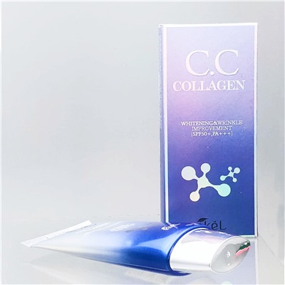 Ekel CC крем для лица с коллагеном / CC Cream Collagen SPF 50+ PA+++, 50 мл