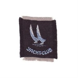 Термонаклейка Yacht club 52598 7х7.5см ПЗ