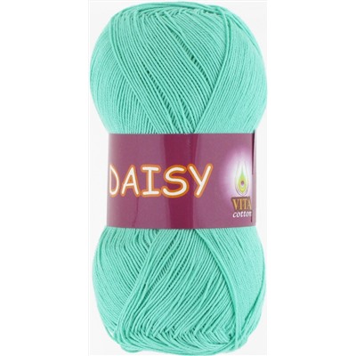 Daisy 4409 100% мерсер. хлопок,  50г/295м,  светлая зеленая бюрюза