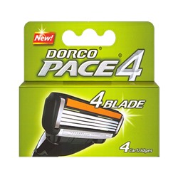 Кассеты для бритвы DORCO PACE-4 (4 шт.), FRA1040