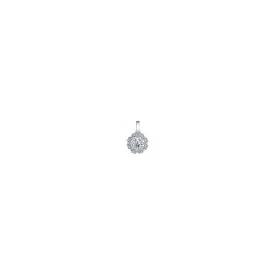 Подвеска из серебра с swarovski zirconia, 89030014