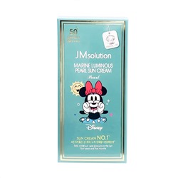 Jmsolution Увлажняющий солнцезащитный крем с жемчугом / Marine Luminous Pearl Sun Cream Pearl SPF50+/PA++++ Disney Minnie, 50 мл