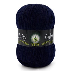 Unity Light 6002 48%шерсть,  52%акрил 100г/200м (Германия),  т.синий