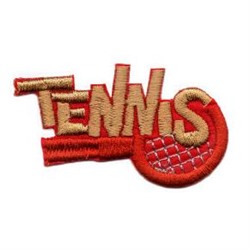 Термонаклейка Tennis 3226 10шт красный 7х3.8см ПЗ