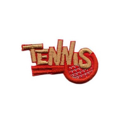 Термонаклейка Tennis 3226 10шт красный 7х3.8см ПЗ