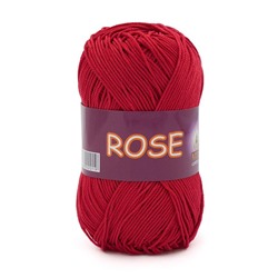 Rose 3917 100%хлопок двойн.мерсер-ции 50г/150м (Индия),  красный