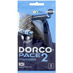 Станок для бритья одноразовый DORCO PACE-2 (5 шт.), TNB 200BL-5P