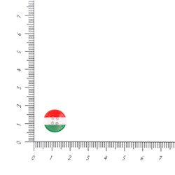 Пуговицы Рубашка 13мм 4 прокола L024-4 12шт (зеленый/белый/красный)